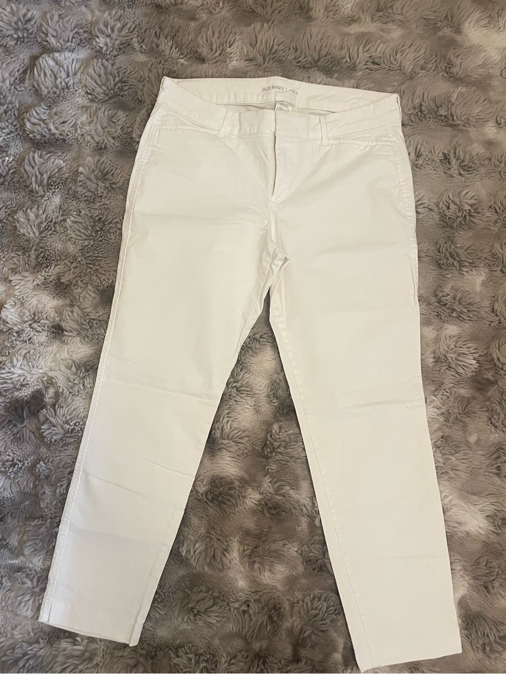 Old Navy White CHINOS